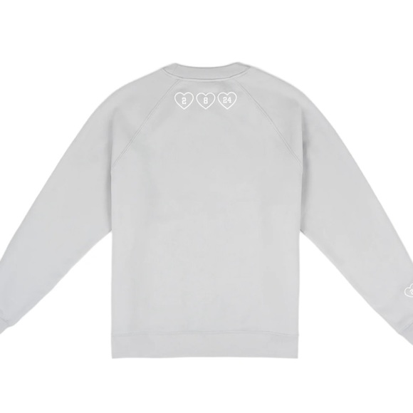 Mamba & Mambacita Stone Grey Logo Sweatshirt - NWT-100% Authentic with packaging - Picture 2 of 5